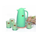 Green Apple Color Glass Jug Set Kitchenware Kb-Jh06171